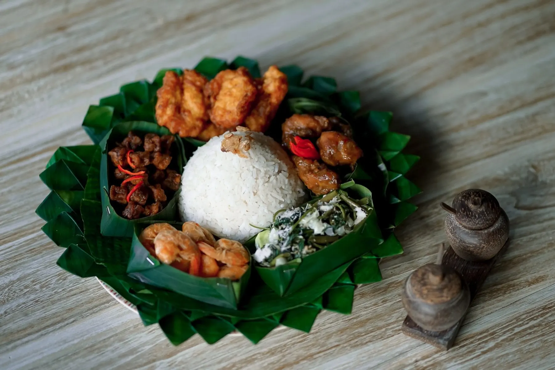 Plat indonésien du Nature et Chic Resort